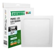 PAINEL LED EMBUTIR QUADRADO 24W 6500K TAS...