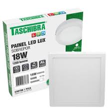 PAINEL LED SOBREPOR QUADRADO 24W 6500K TA...
